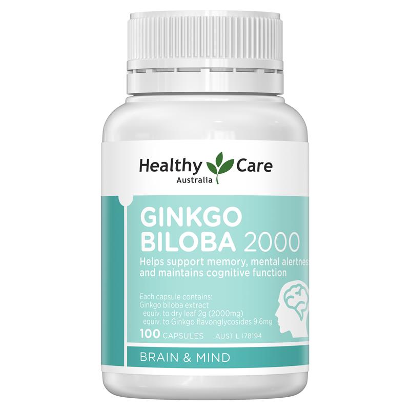 헬씨케어 징코 빌로바 2000 100정 / Healthy Care Ginkgo Biloba 2000 100 caps
