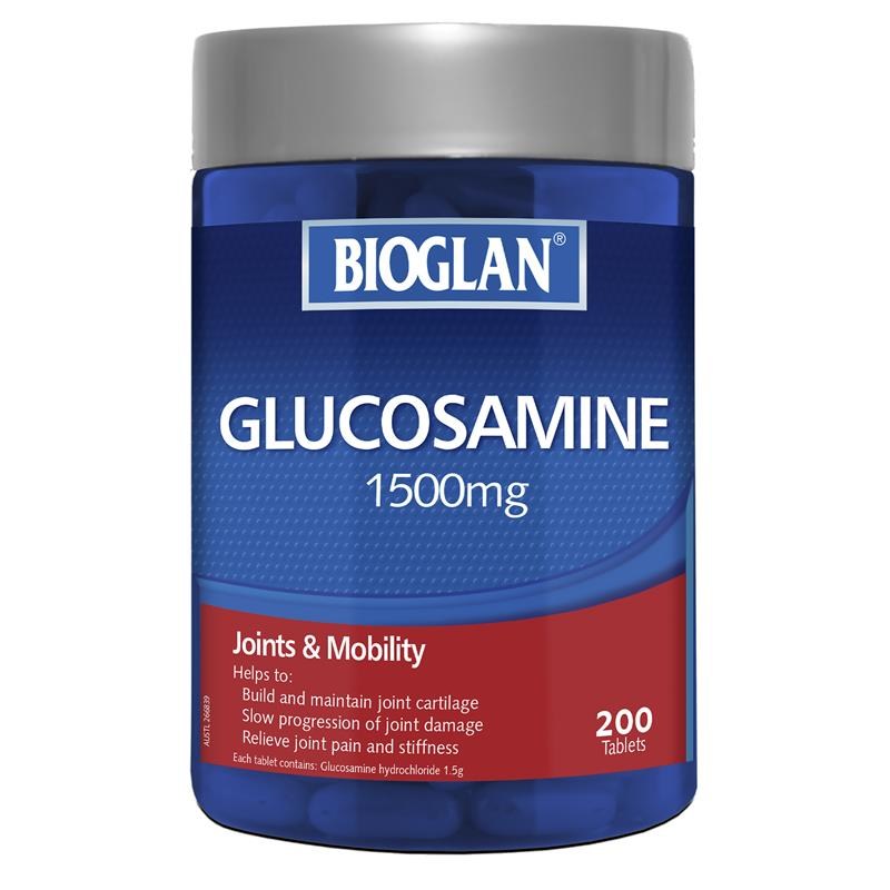 바이오글랜 글루코사민 1500mg 200정 / Bioglan Glucosamine 1500mg 200 Tablets
